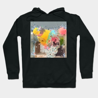 Retro Romance: "Artistic Wedding Photo Collage” Hoodie